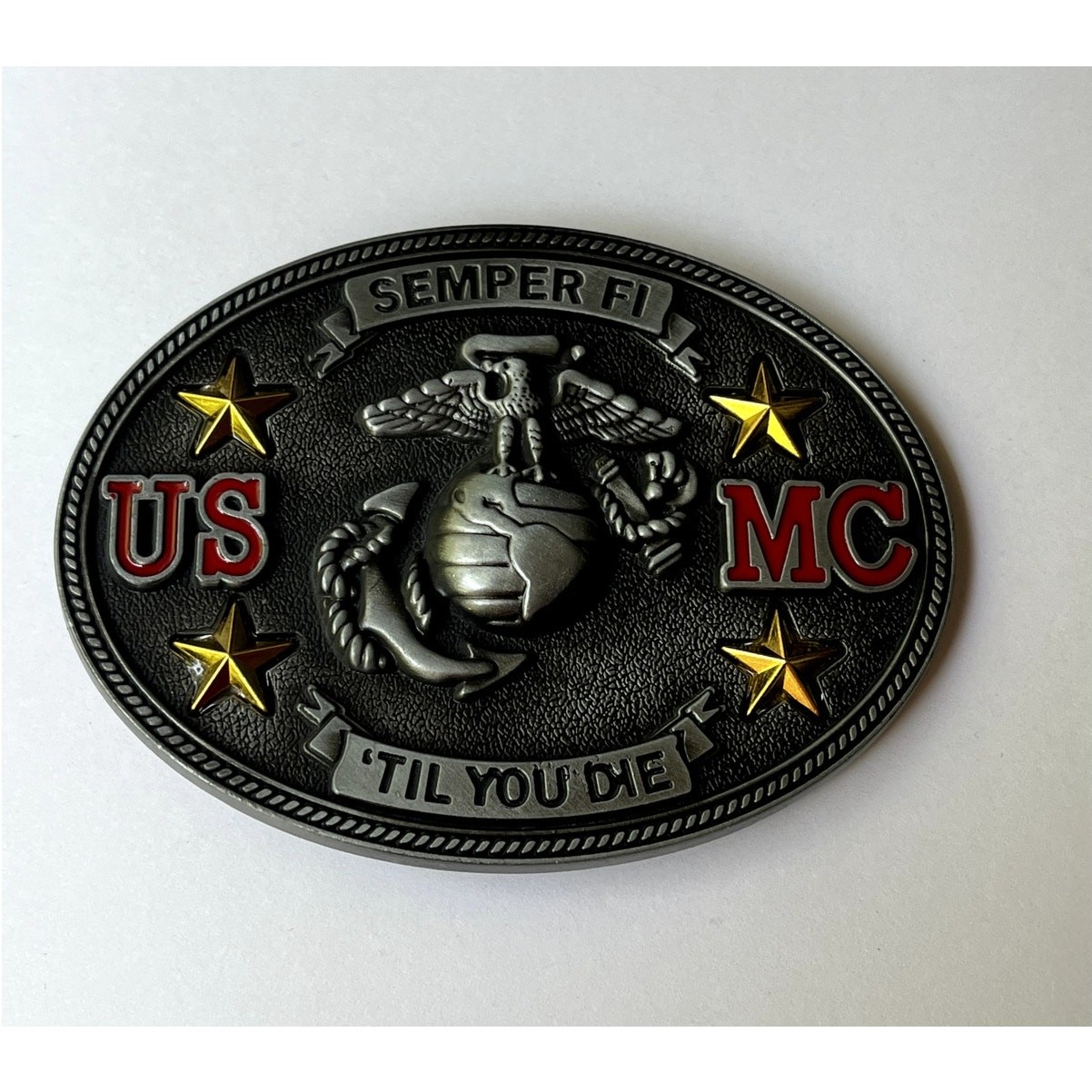USMC Semper Fi Marines Belt Buckle