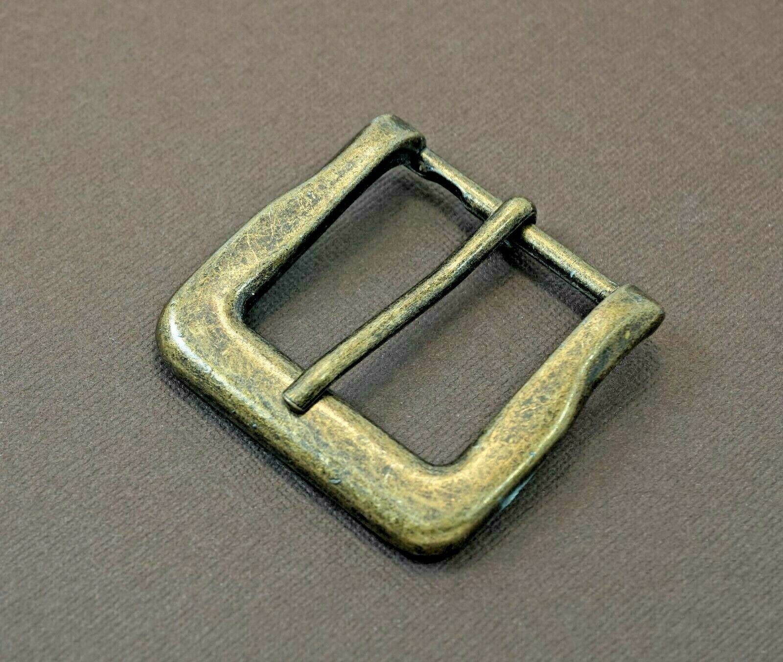 New 1 1/2&Prime; pin buckle(#65) man/women antique brass color finish jean style USA