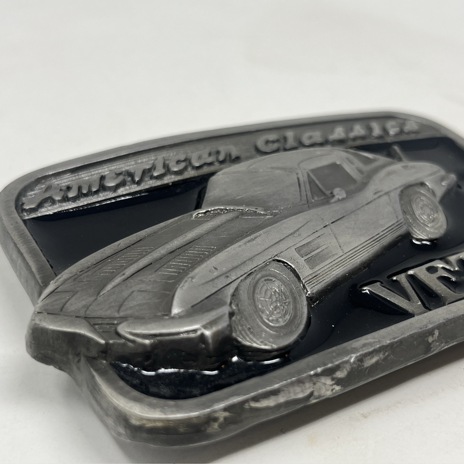VINTAGE CHEVY CORVETTE AMERICAN CLASSICS VETTE BELT BUCKLE BA-135