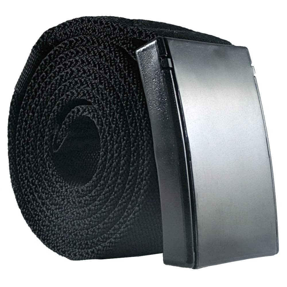 BESTA Men&rsquo;s Elastic Belt with Adjustable Buckle that Hides XX-Large, Black