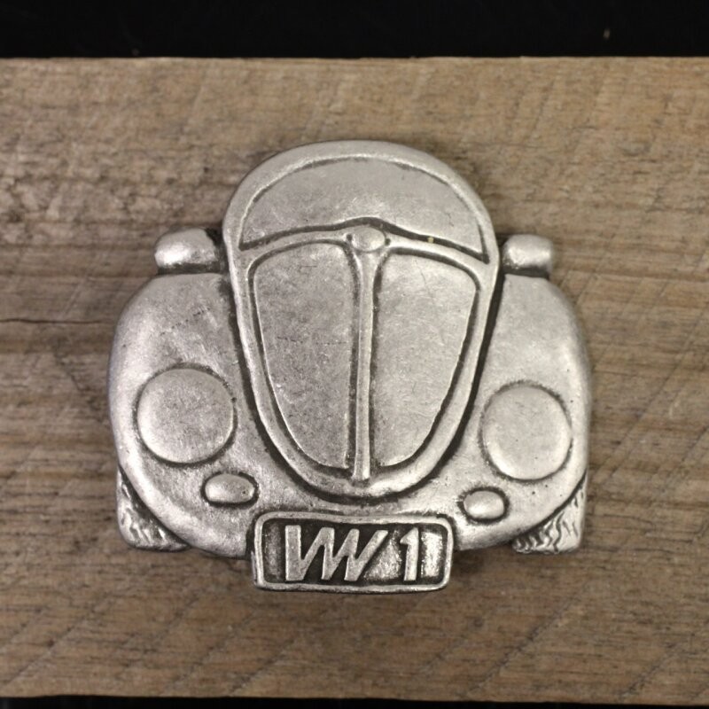 Belt buckle VW Beetle, retro car classic design for classic fans