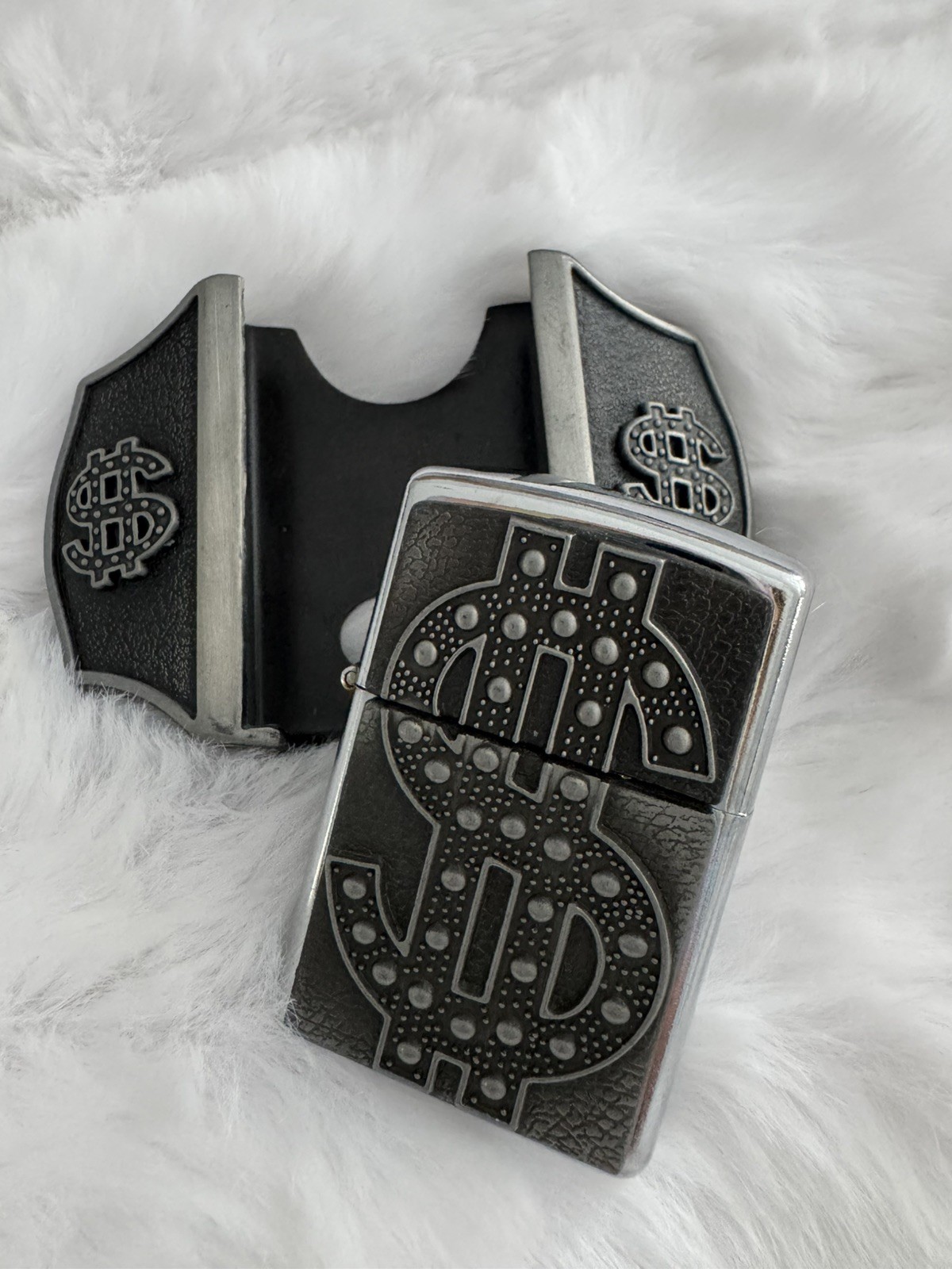 New Men’s Money Sign Lighter Buckle Belt Buckle New