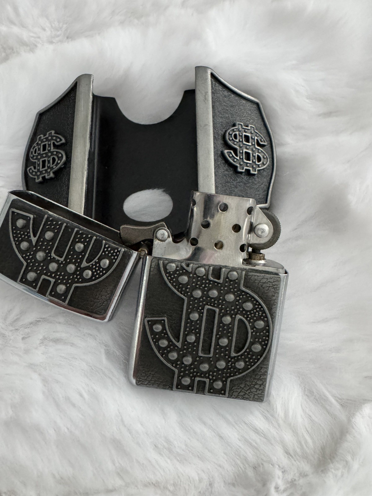 New Men’s Money Sign Lighter Buckle Belt Buckle New