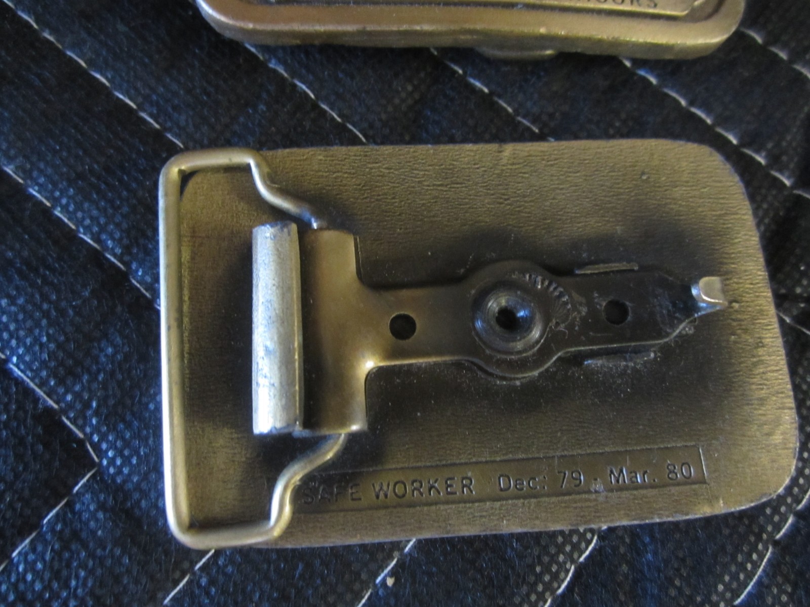 LOT OF 14 belt buckles Chrome BRASS metal Some New Some Old one is not a buckle