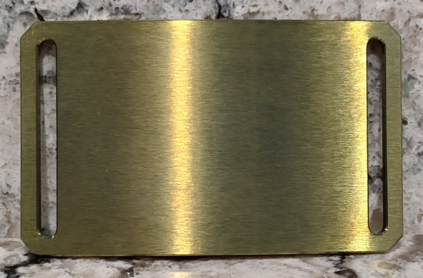GRIP6 BELT BUCKLE – TITANIUM in LIGHT GREEN – for WOMEN and MEN – 1.5 INCH WIDE