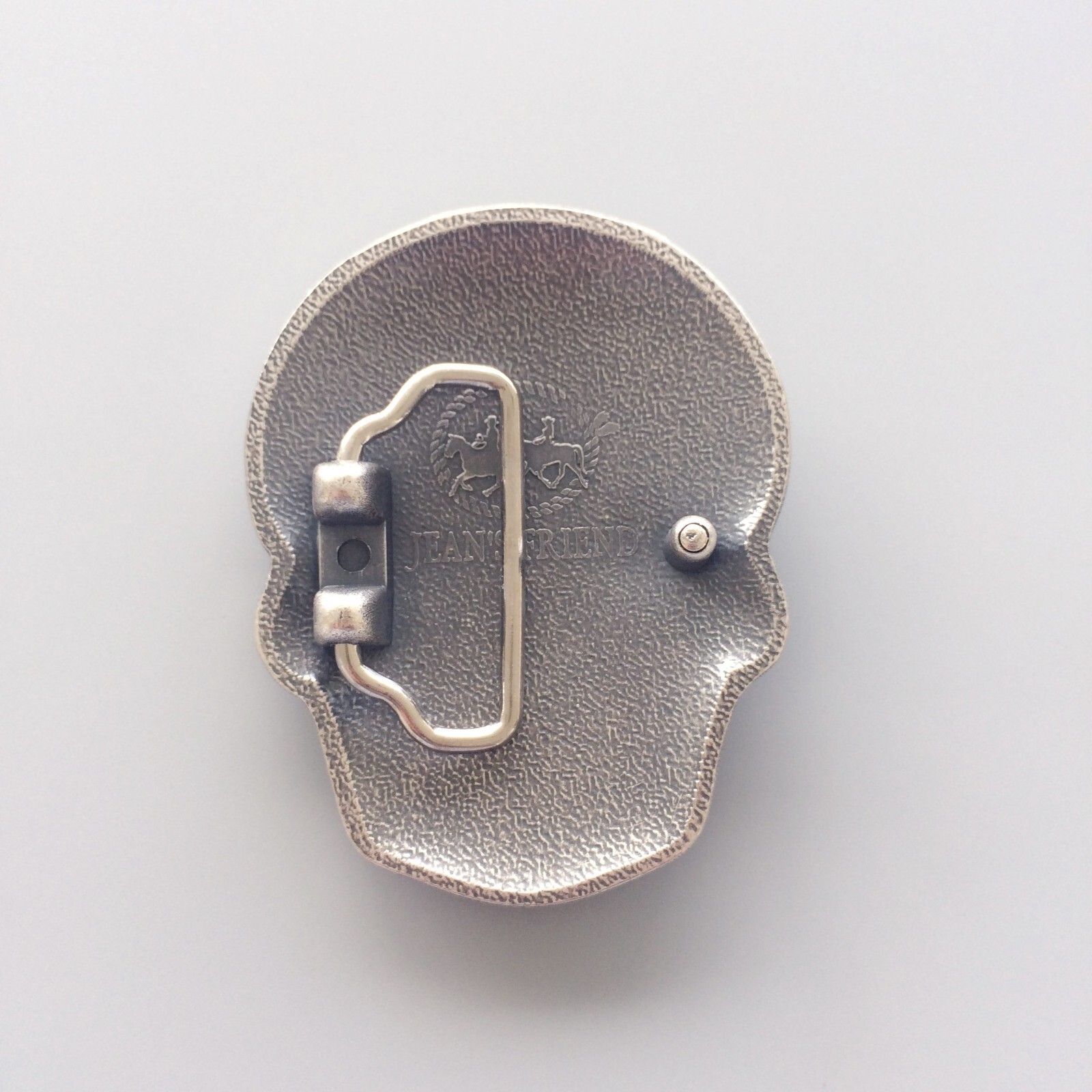 Vintage Silver Plated Tattoo Emo Skull Belt Buckle Gurtelschnalle