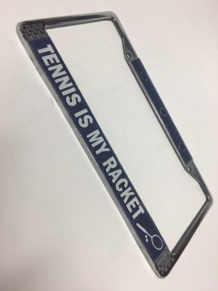 Tennis is My Racket License Plate Frame