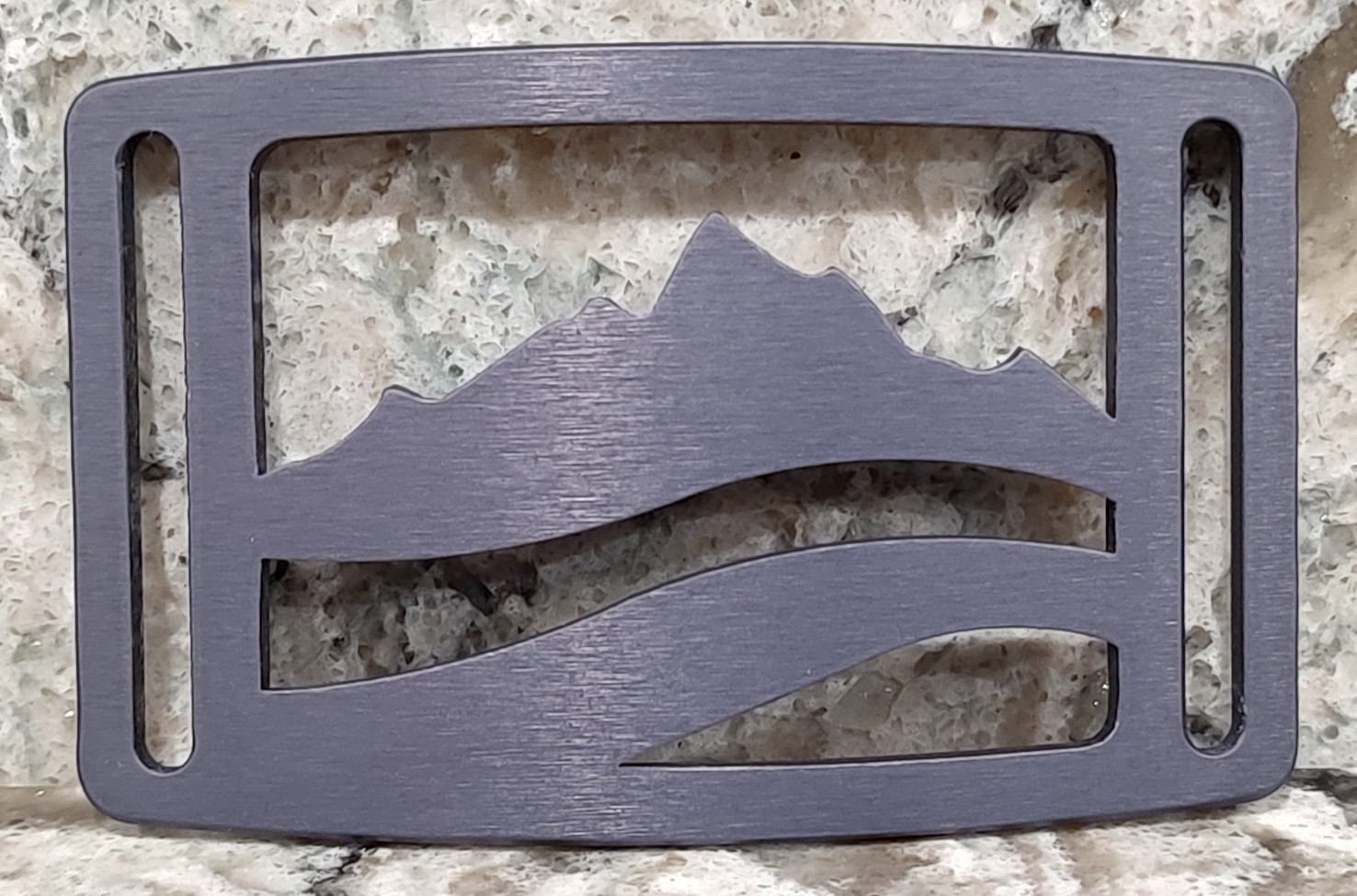 GRIP6 BELT BUCKLE – NATURALIST WASATCH – LIGHT PURPLE – 1.5 INCH WIDE