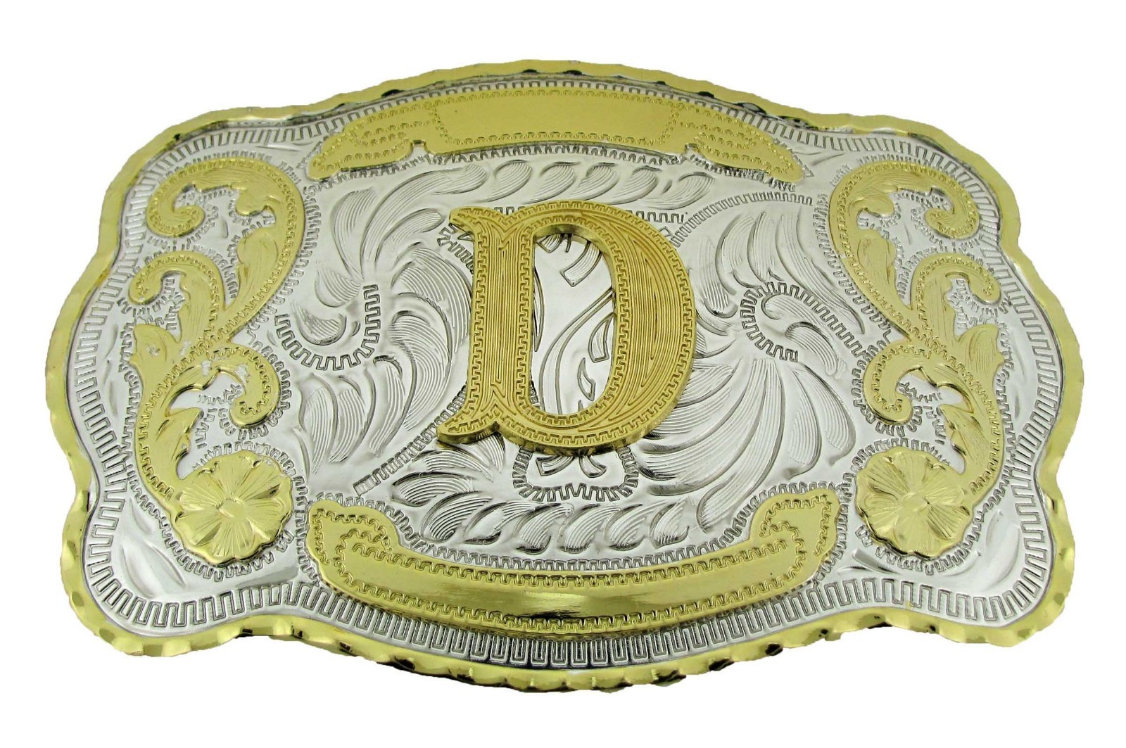 New Men Women Initial Letter D Belt Buckle Western Cowgirl Cowboy Rodeo Fashion