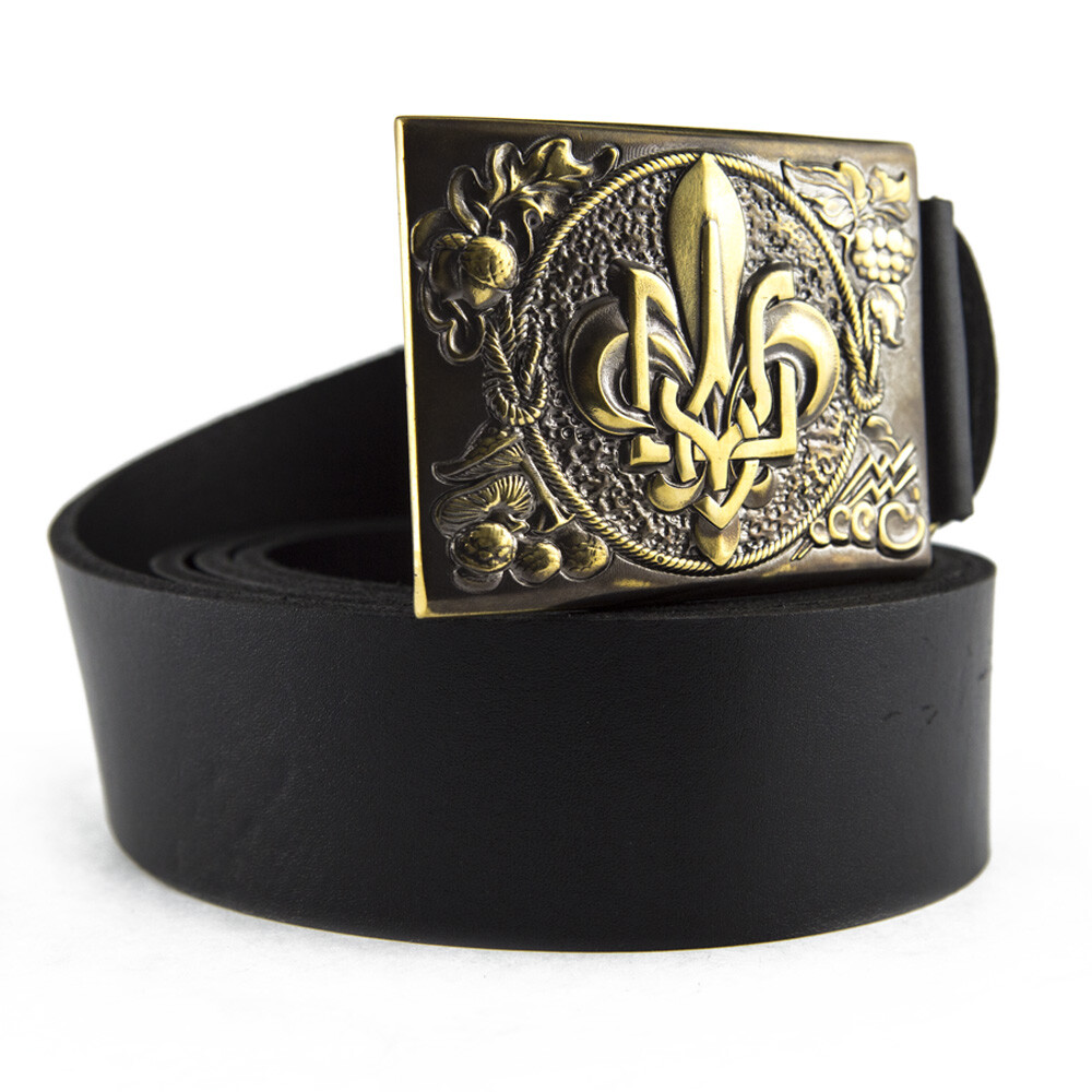 Plast belt buckle, Scout symbol, Lily buckle , Ukrainian scout trident buckle
