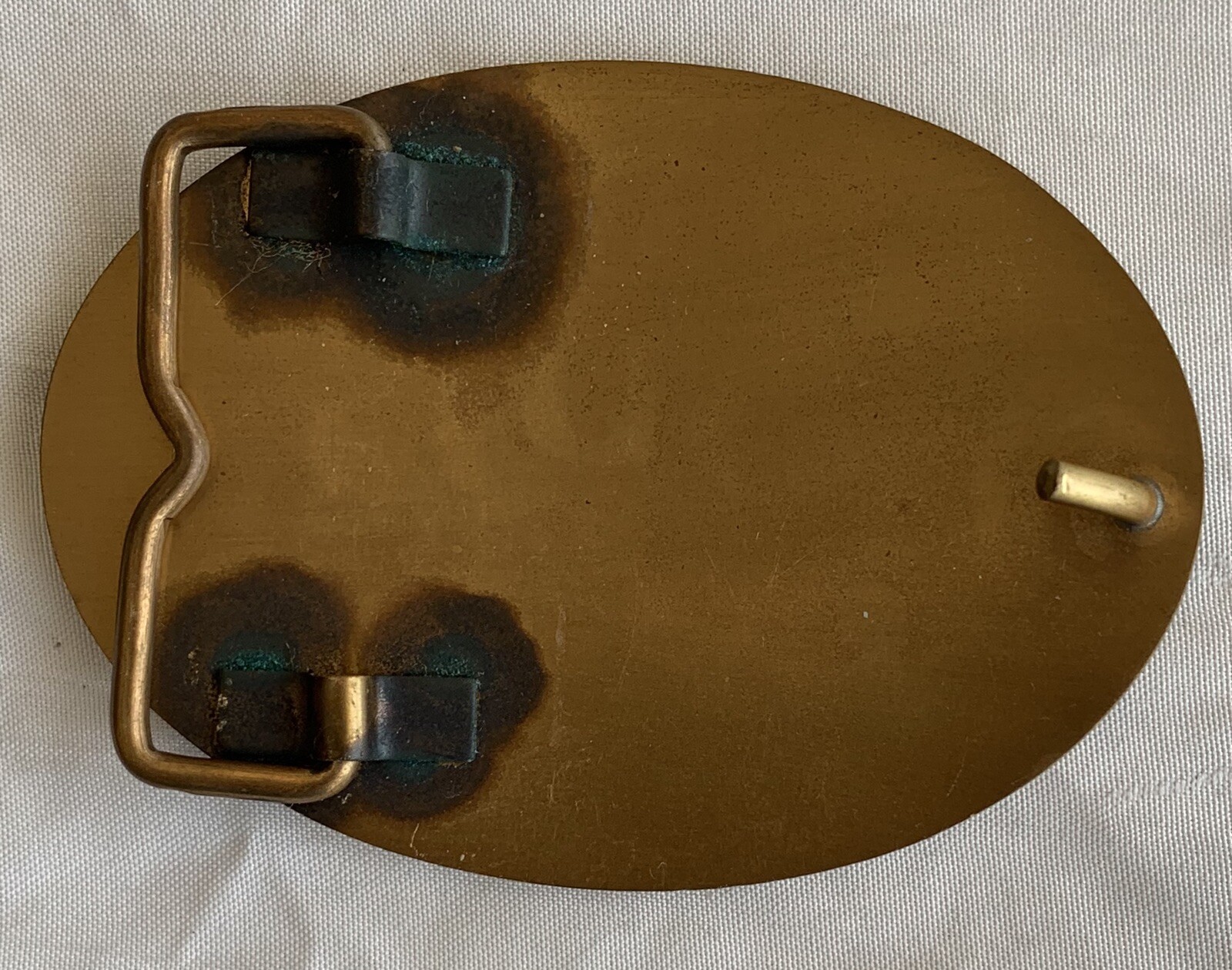Case Excavator 1985 Rodeo Belt Buckle brass retro construction 1980&rsquo;s equipment