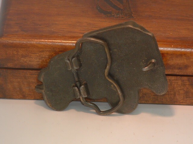 Pre-owned Metal Jeep Belt Buckle