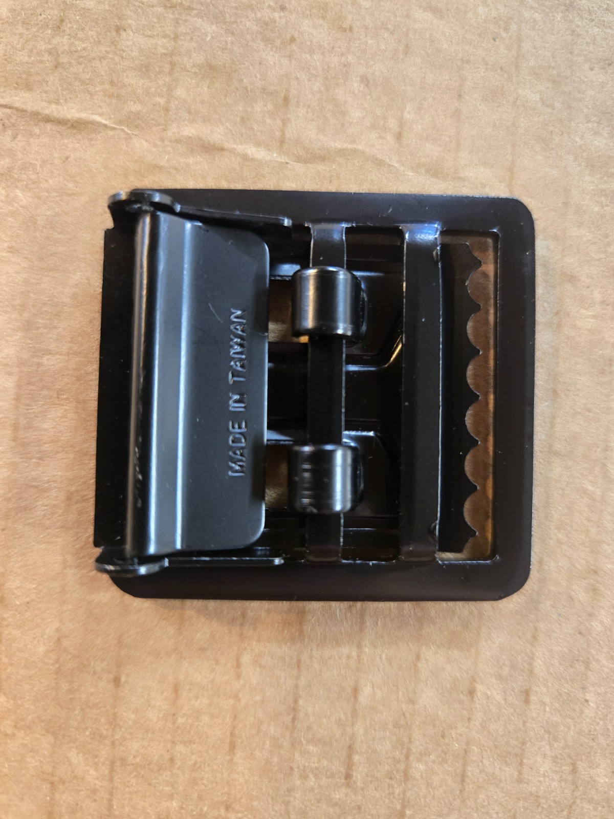Black Open Face Web Belt Buckle 1.25&Prime;