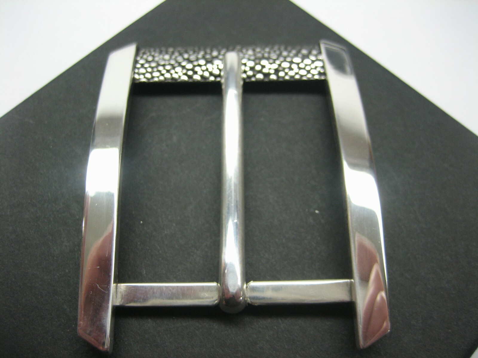 STERLING SILVER 925 BUCKLE AVAILABLE FOR 1&Prime; 1-1/8&Prime; 1-1/4&Prime; 1-3/8&Prime; 1-1/2&Prime; BELTS