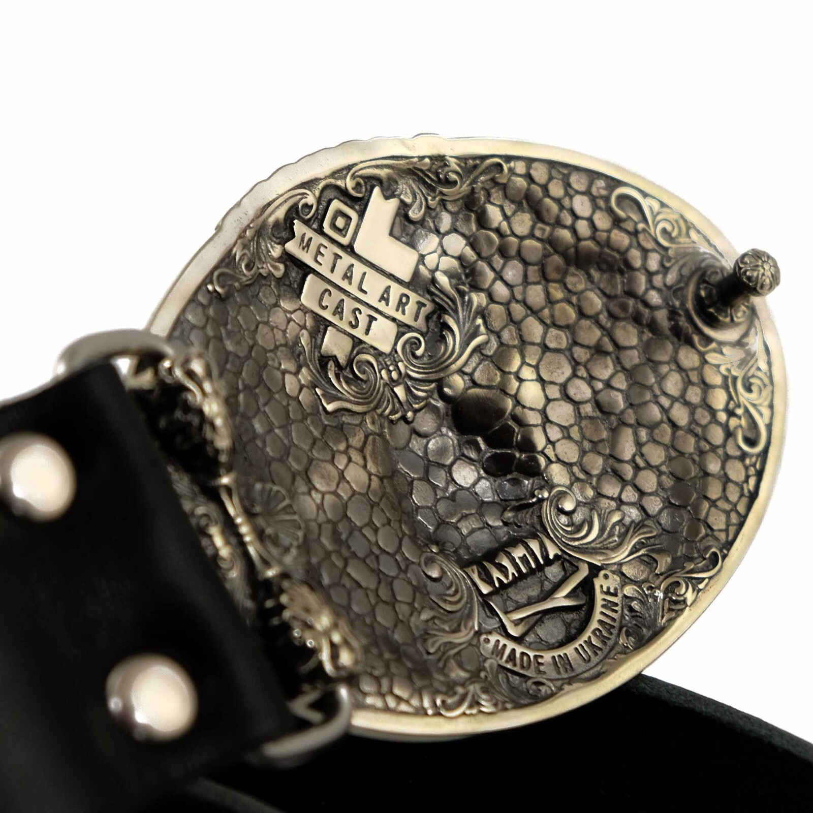 King Lion German silver belt buckle, Animal head, handmade lion belt buckle