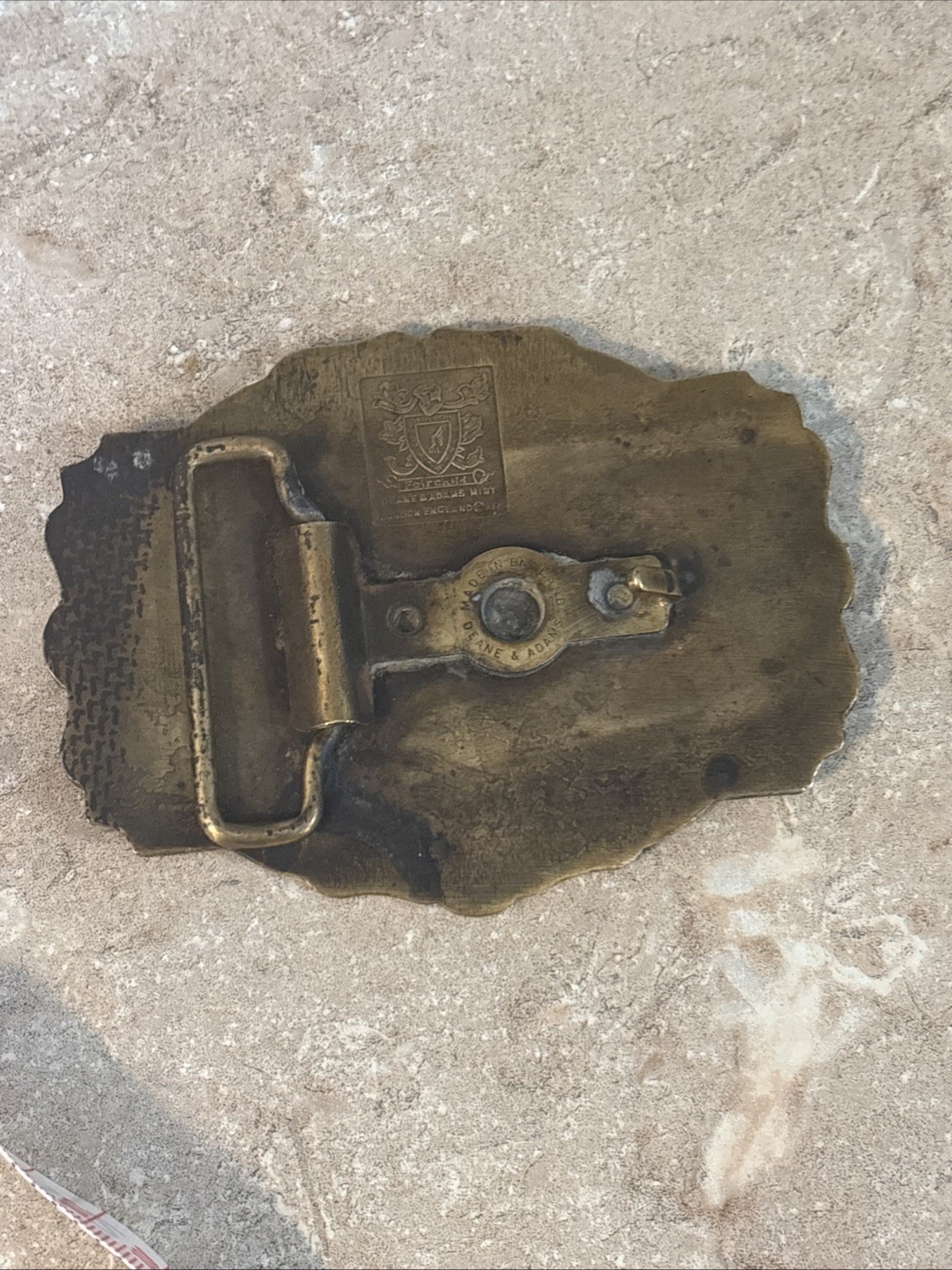 VINTAGE ARIZONA & NEW MEXICO EXPRESS CO WELL FARGO MINING COMPANY BELT BUCKLE