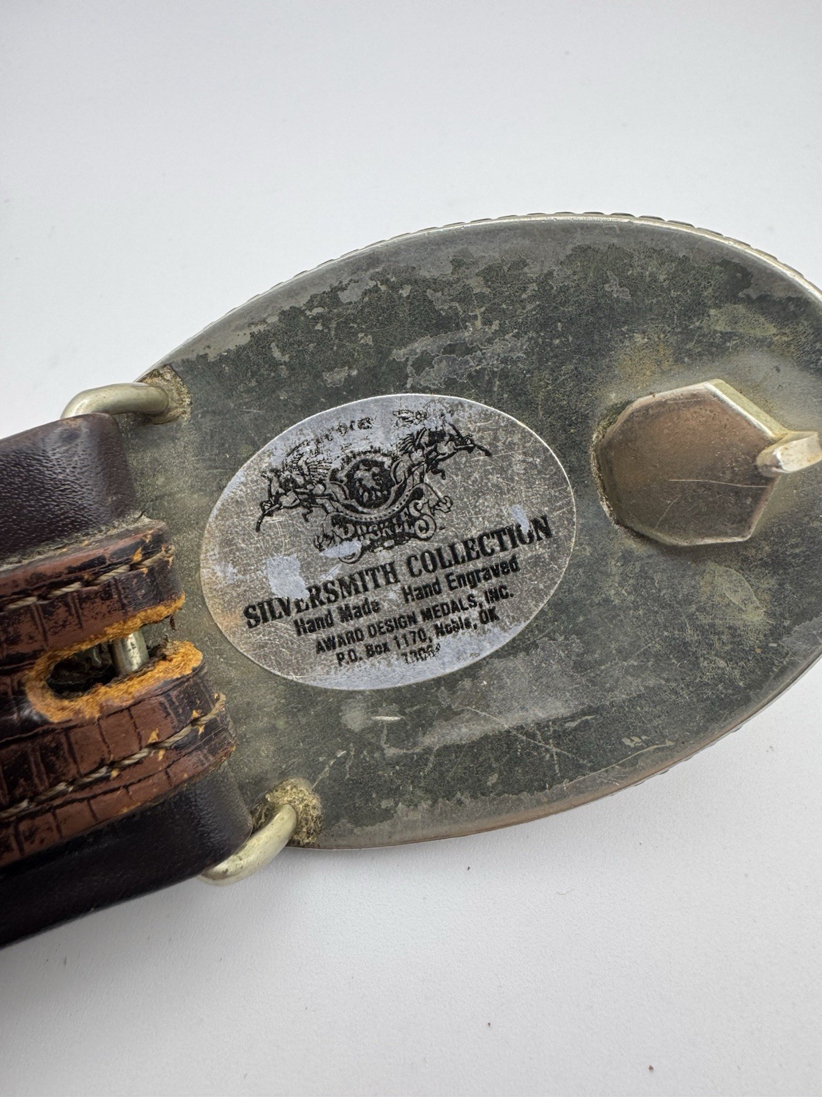 Vintage Silversmith Collection Western Belt Initial “G” Cowboy Size 33 Handmade