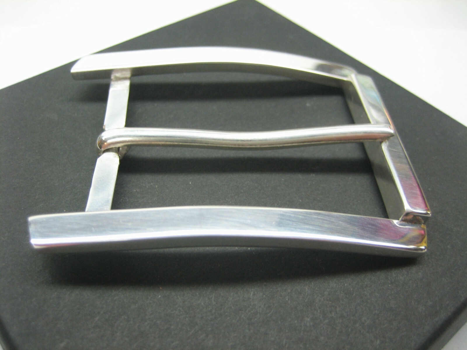 STERLING SILVER 925 BUCKLE AVAILABLE FOR 1&Prime; 1-1/8&Prime; 1-1/4&Prime; 1-3/8&Prime; 1-1/2&Prime; BELTS