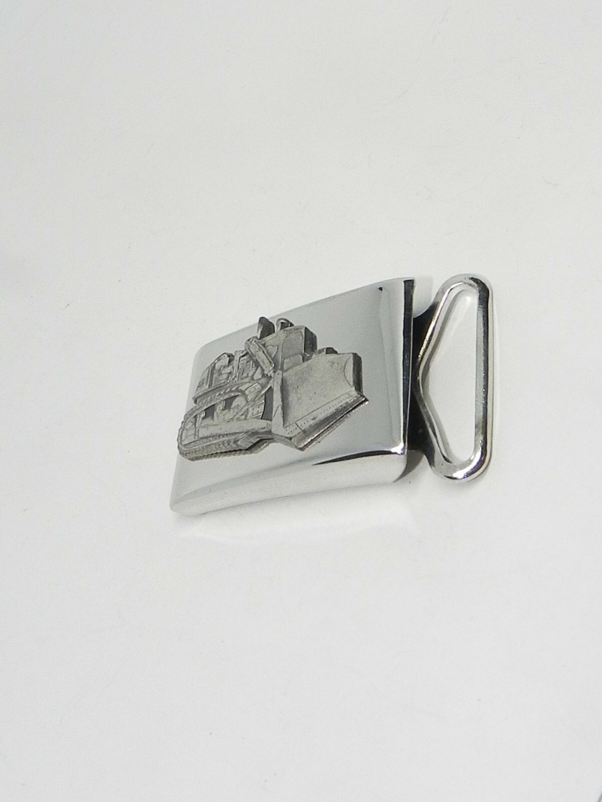 Vintage Caterpillar CAT BULL DOZER Dress Belt Buckle. Never Used. 1960s