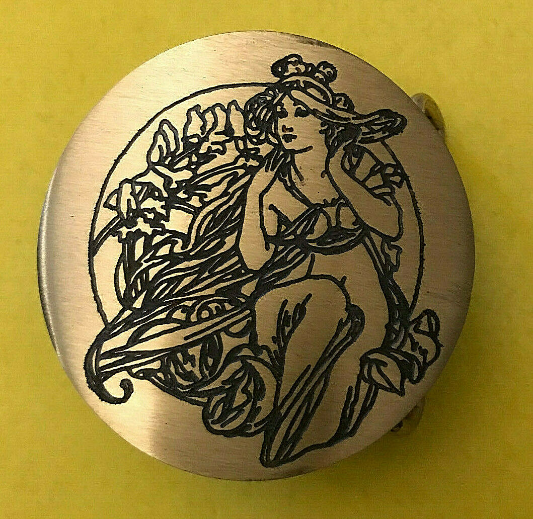 NEW BRASS BELT BUCKLES -With etched designs -some 2 1/2&Prime; Round & 3 1/4 x 2&Prime; Oval
