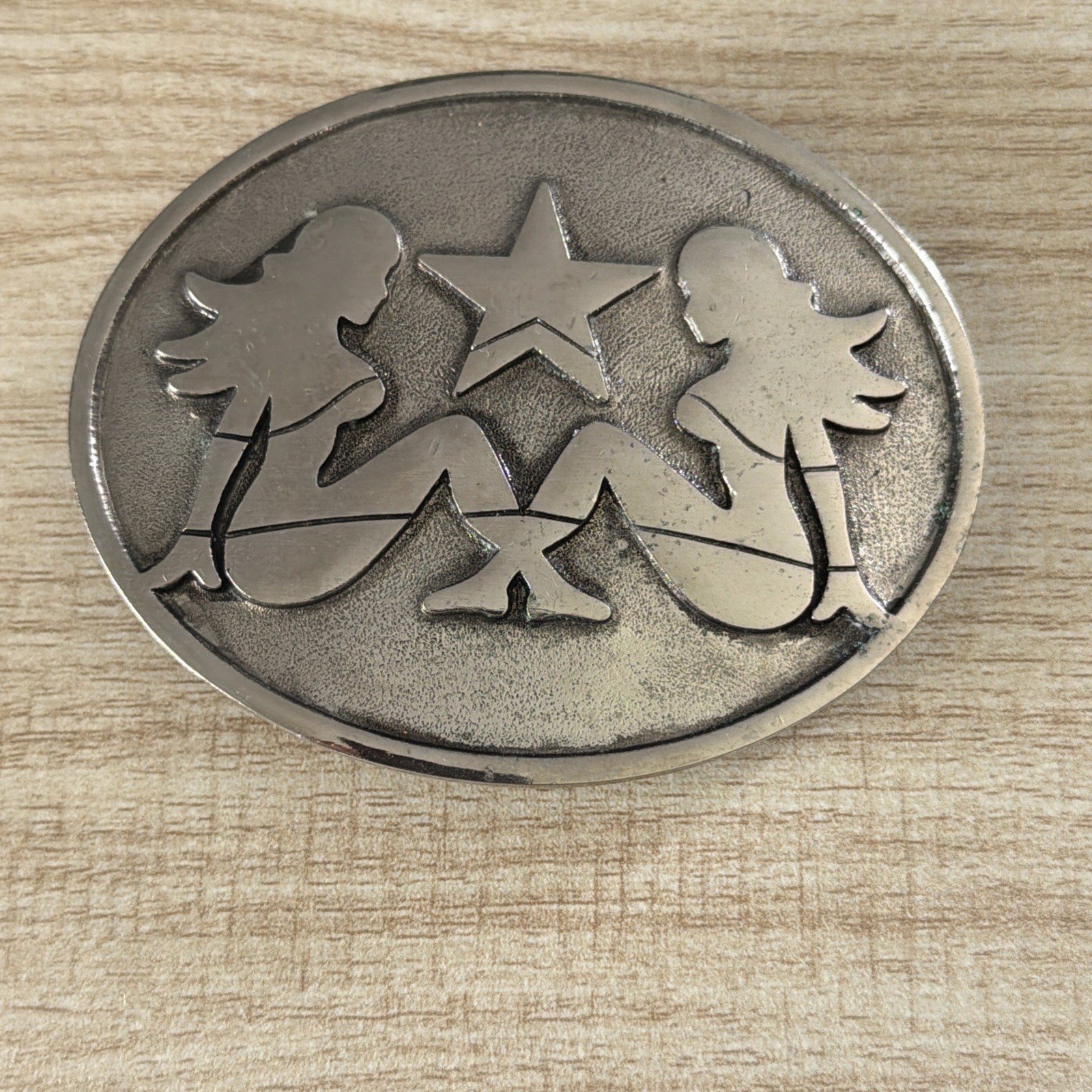 Silver Star Naked Ladies Belt Buckle 2004 The Originator Not The Imitator