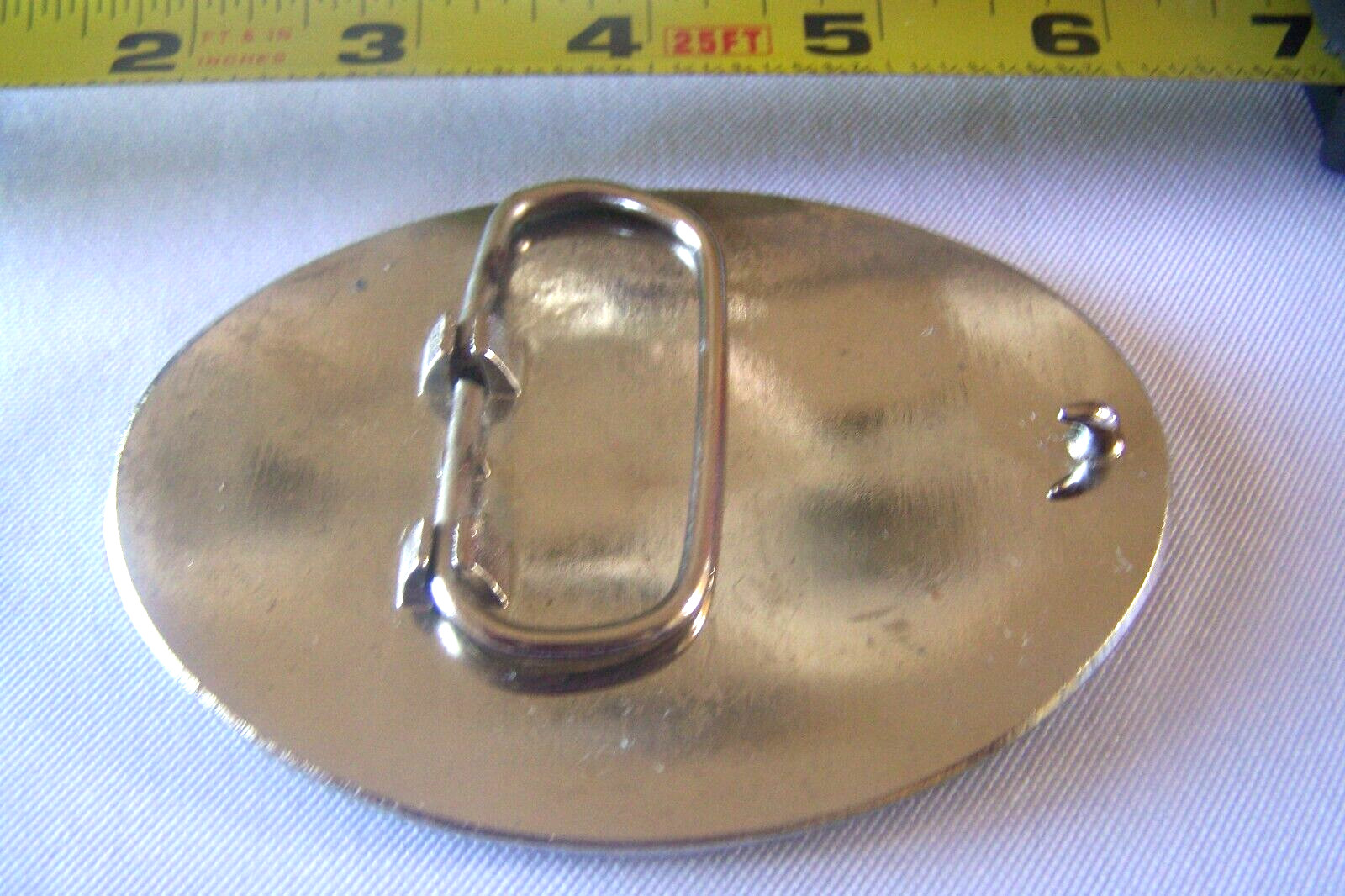 Belt Buckle North American Hunting Club Life Member w/Eagle & Rifle Silver Metal
