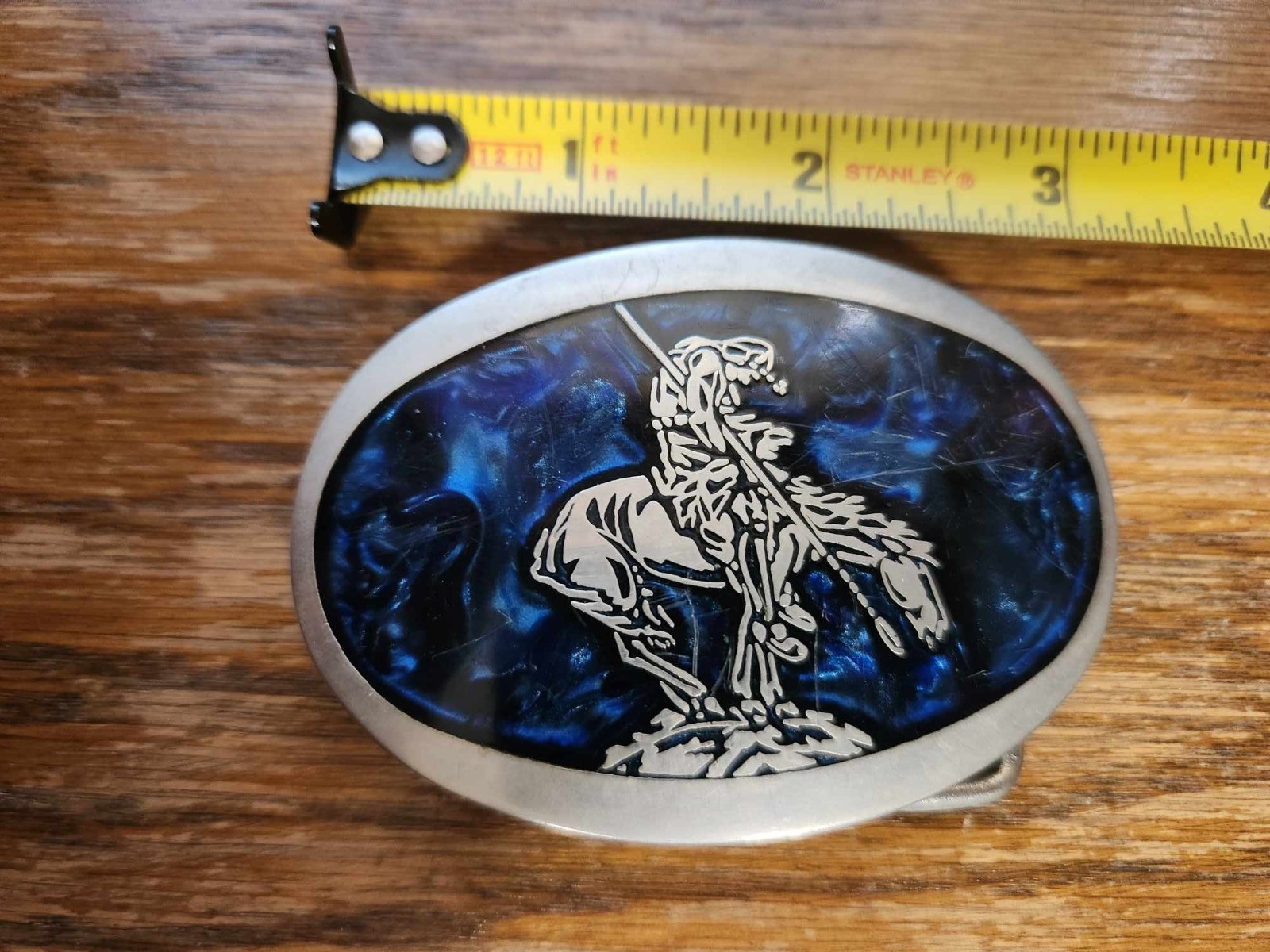 End of the Trail Belt Buckle