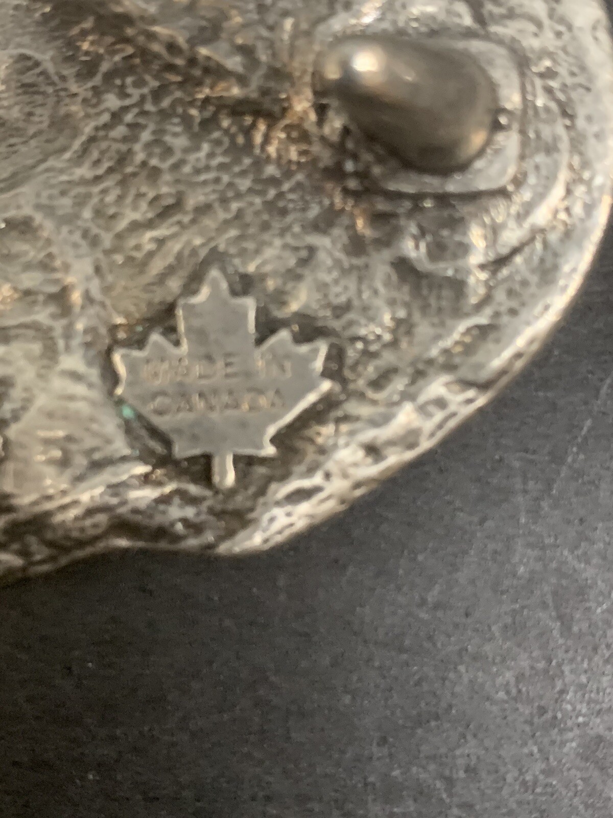 Western Horse Blue Ted Silver Metal Belt Buckle