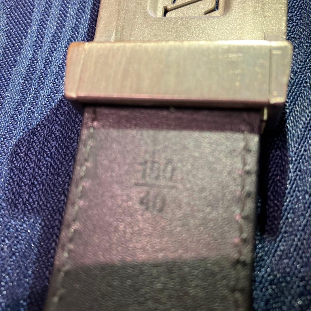 Louis Vuitton Pre-Owned Black Reversible Belt 110Cm