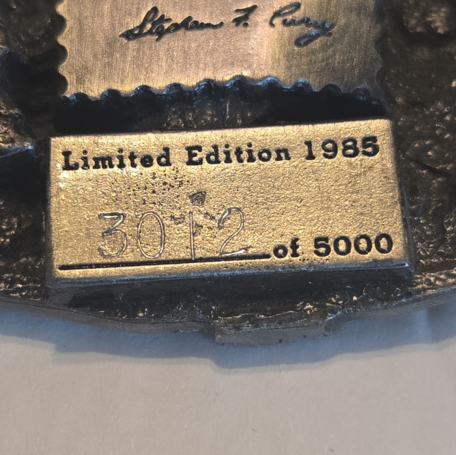 Vintage 1985 Postal Worker Commemorative U.S. Mail Belt Buckle #3012 of 5000