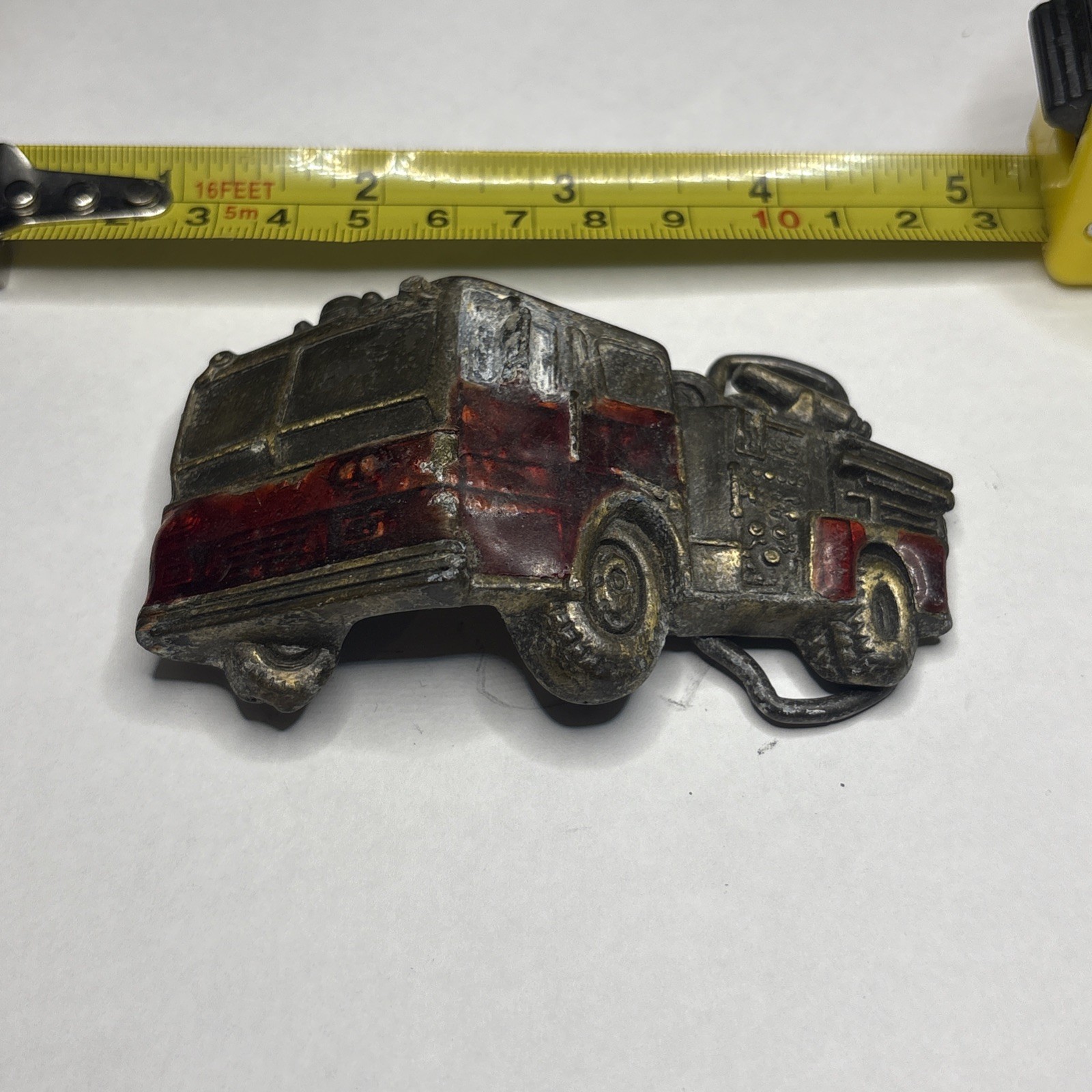 Men’s Belt Buckle – VTG Fire truck ZZ