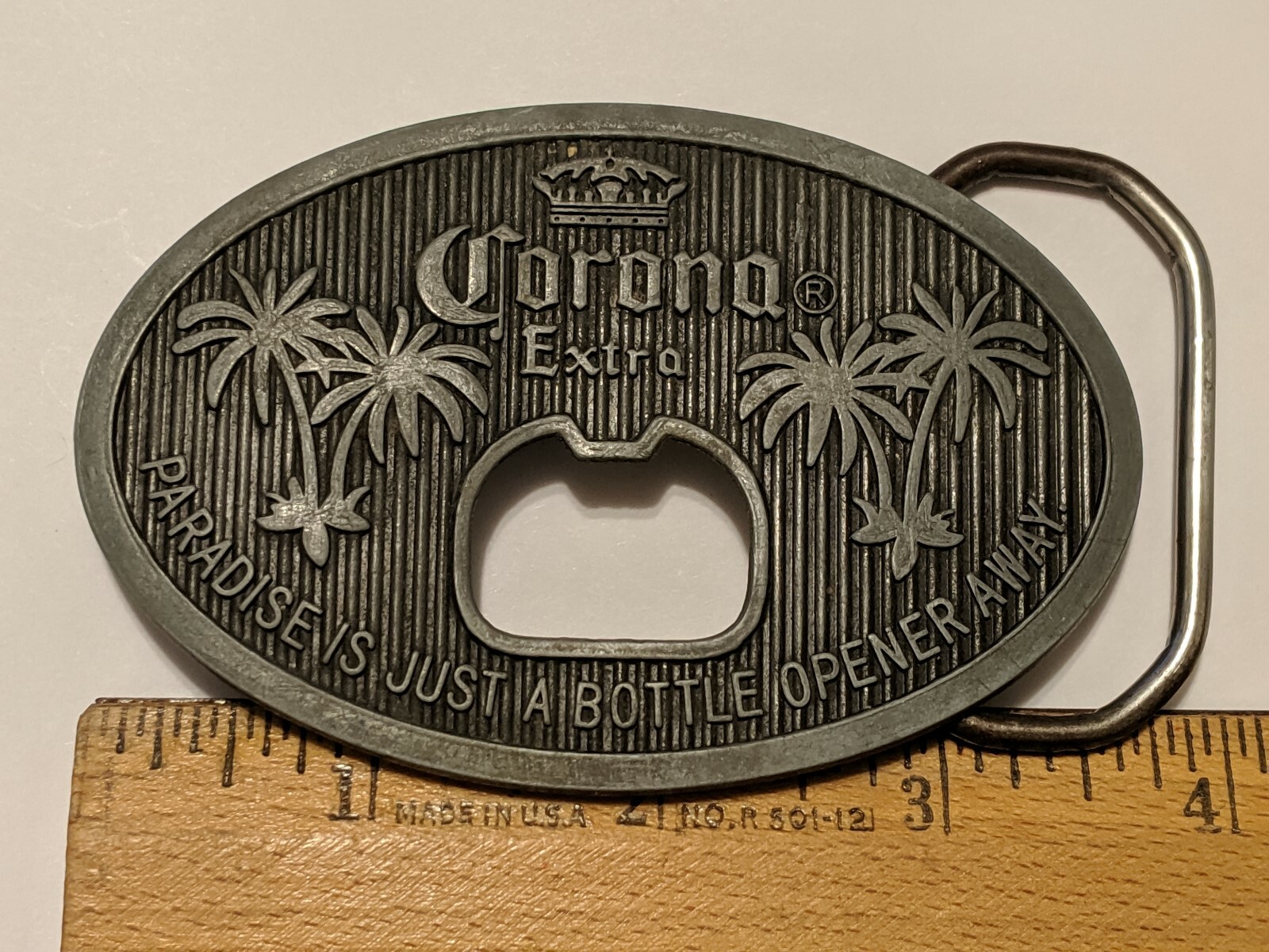 4 LOT BELT BELT BUCKLES GANJA, ELECTRICIAN, CORONA, EMT EMERGENCY TECHNICIAN