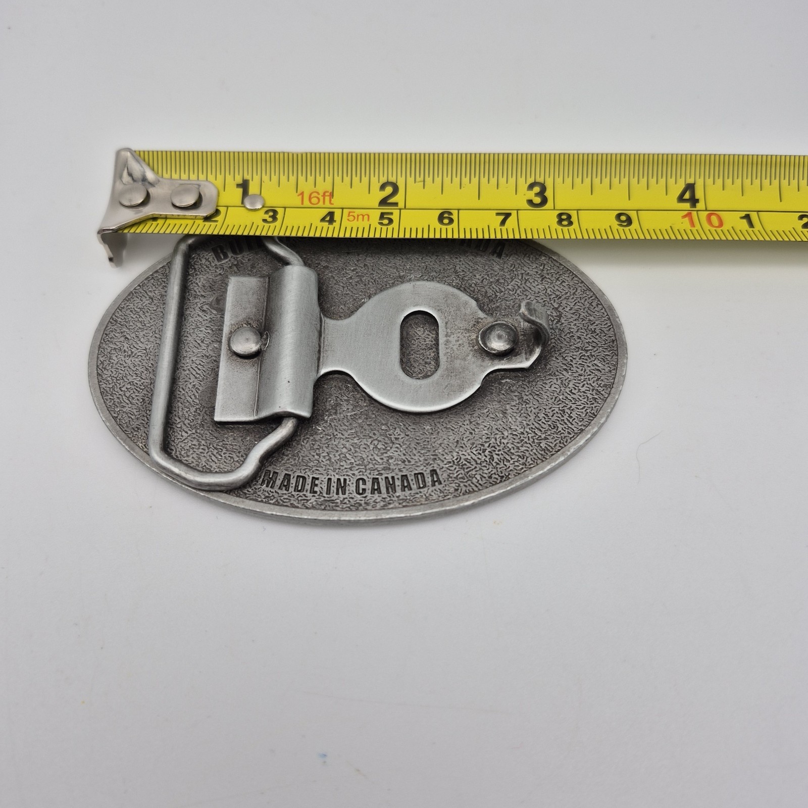 Vintage Belt Buckle BUILT FORD TOUGH Canada and Keychain