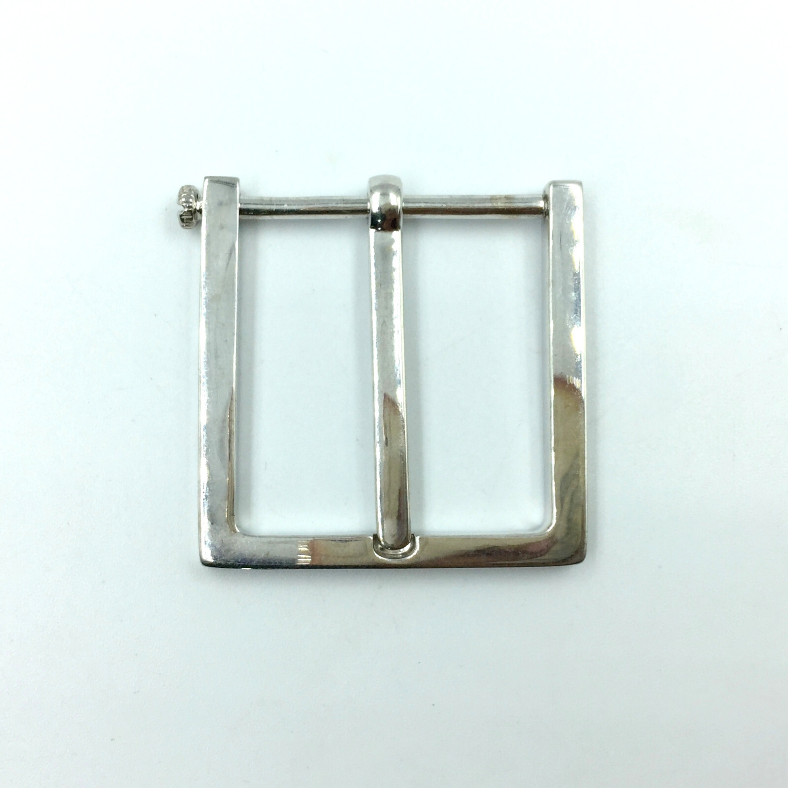Shiny 935 Argentium Silver Simple Fine Men&rsquo;s Belt Buckle