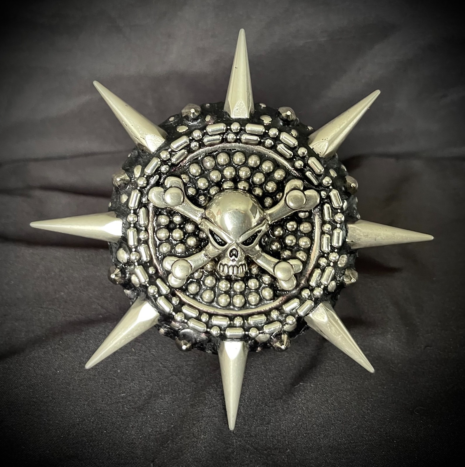 Skull Spiked Belt Buckle Archive 2007-09 Reworked 2026 OOAK Darren McNeese