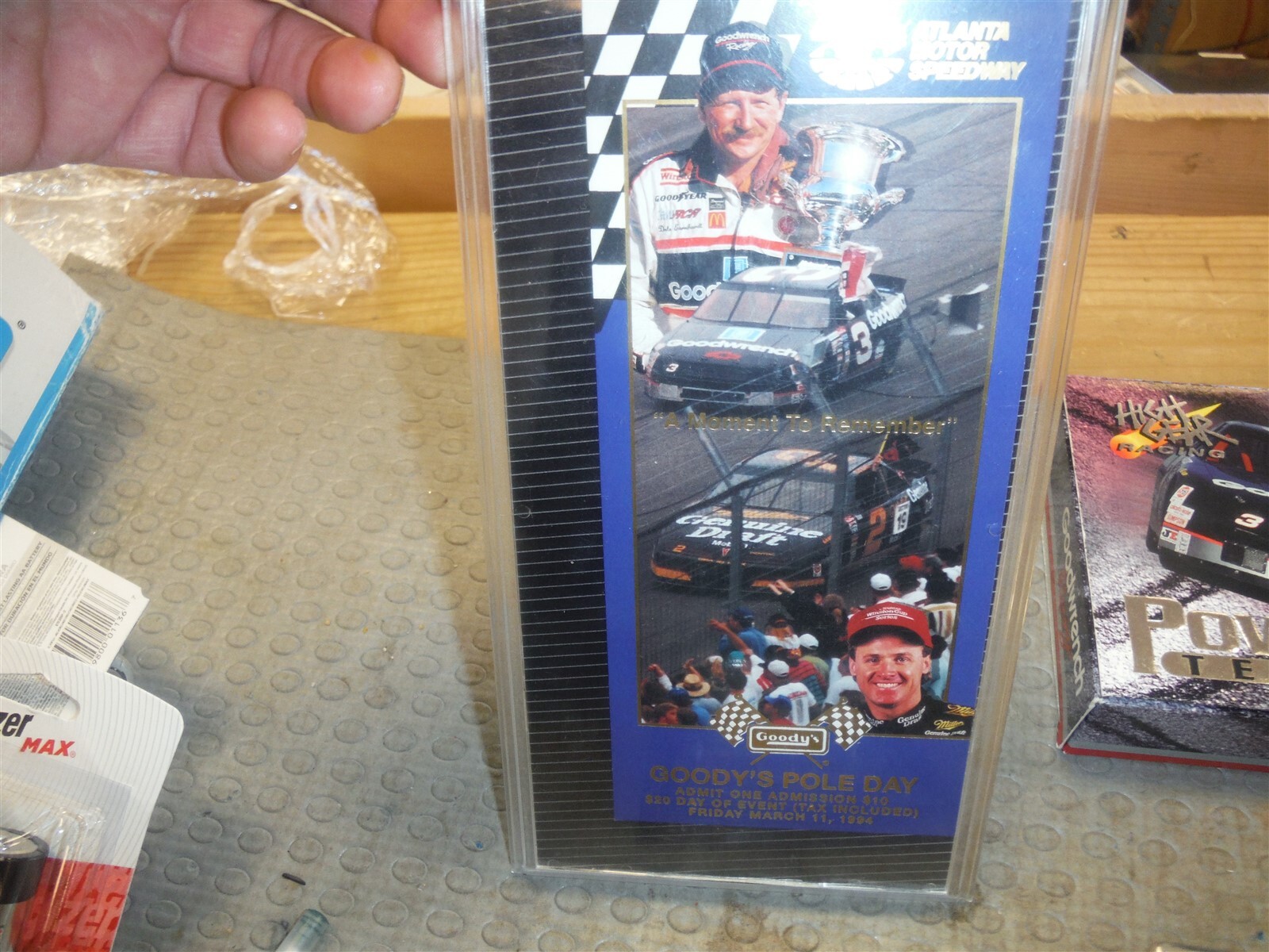 1994 Press Pass XL Red Hot Foil D. Earnhardt + M. silversmith buckle + 7 pcs*209