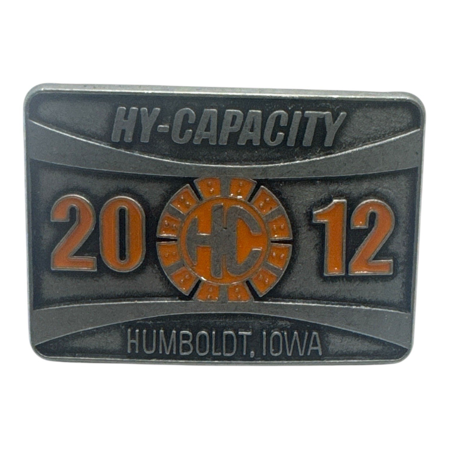 Hy-Capacity Belt Buckle Made in USA Humboldt Iowa 3.5×2.5 Fits 1.75” Belt NEW