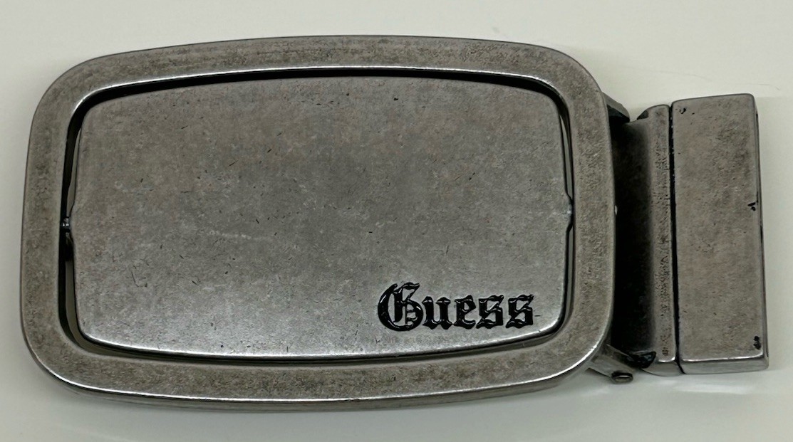 Guess Belt Buckle Only, Reversible 2 Sided Flip