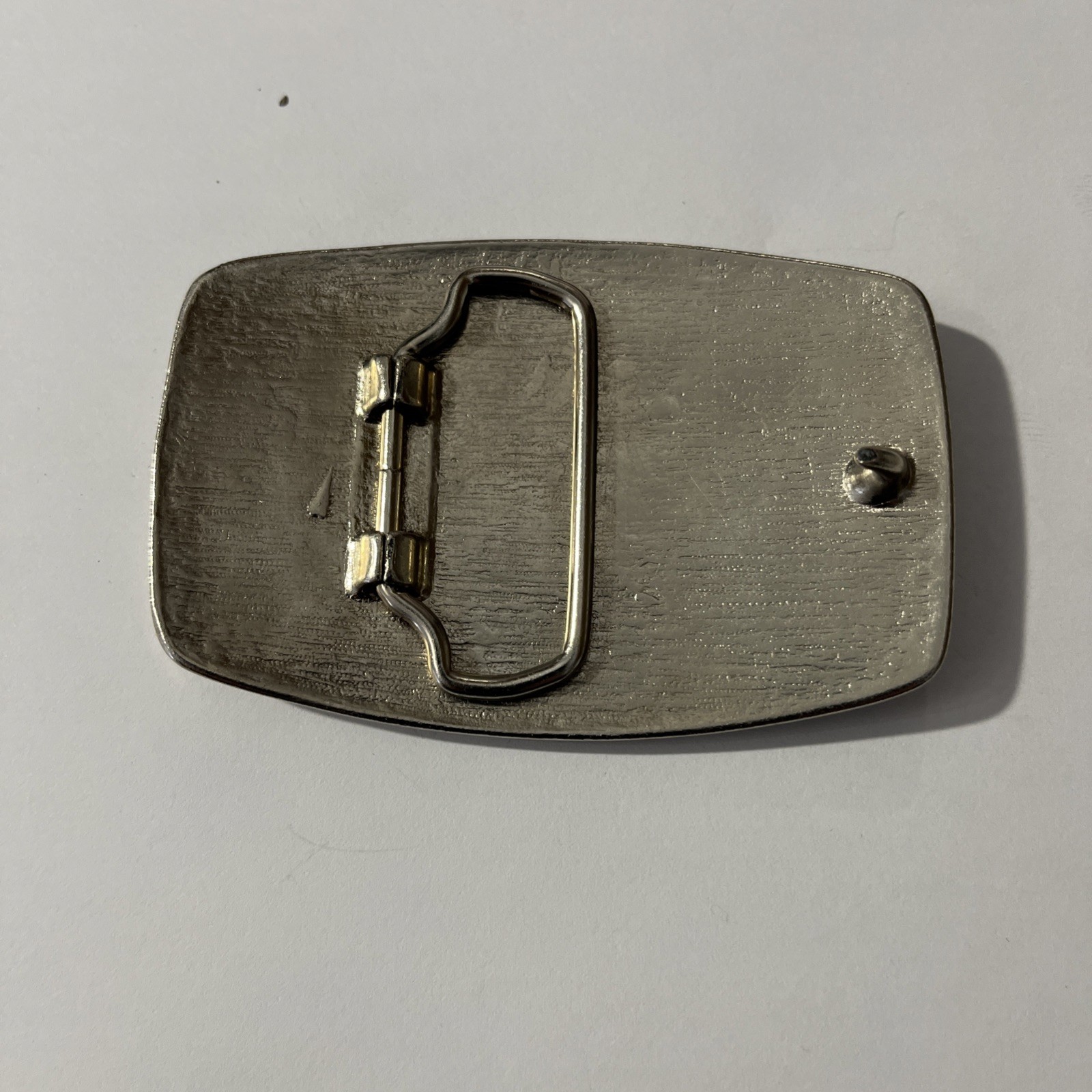 VTG 1982 Knoxville Tennessee worlds fair red and silver belt buckle!