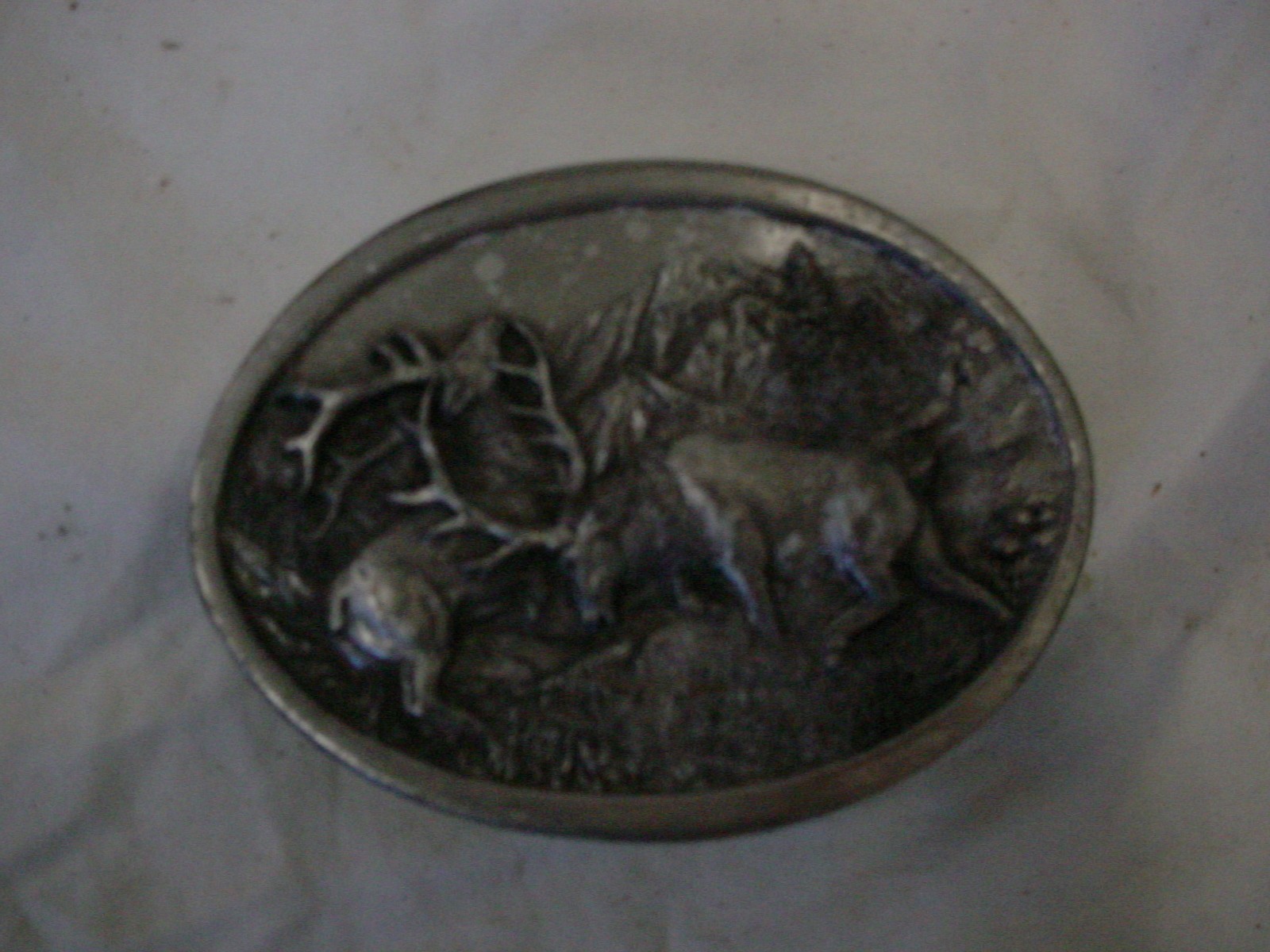 1983 Elk Belt Buckle-Siskiyou Buckle Co. Williams, Oregon