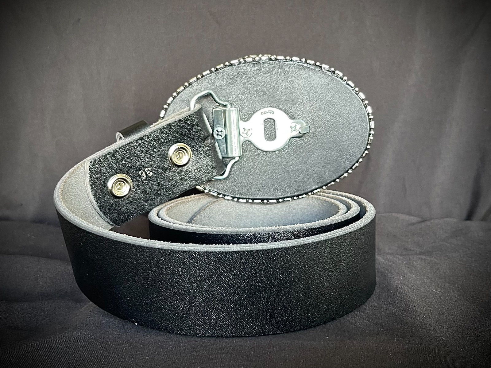 “Alien Excavation” OOAK Belt Buckle 4.5” Sculptural Textured Darren McNeese