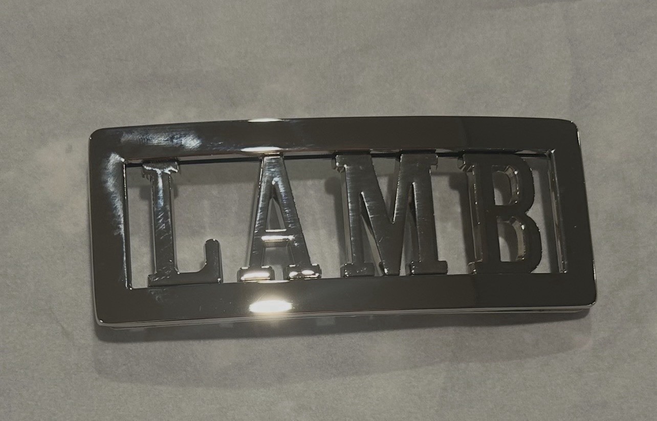 GWEN STEFANI L.A.M.B. LAMB NO DOUBT Belt Buckle
