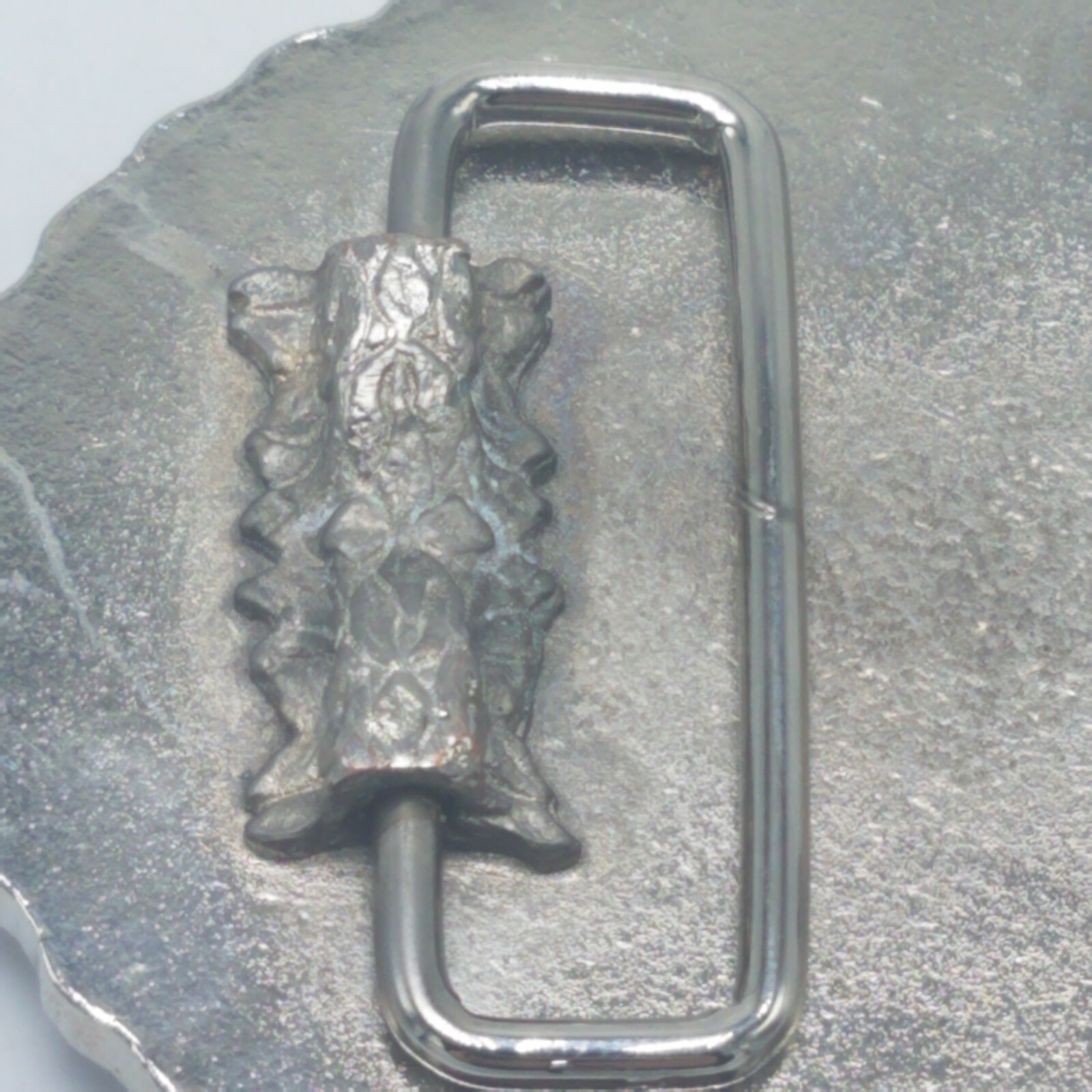 Vintage Calgary Stampede City Bullshooter&rsquo;s Belt Buckle EUC 3 1/2&Prime; x 2 3/4&Prime;