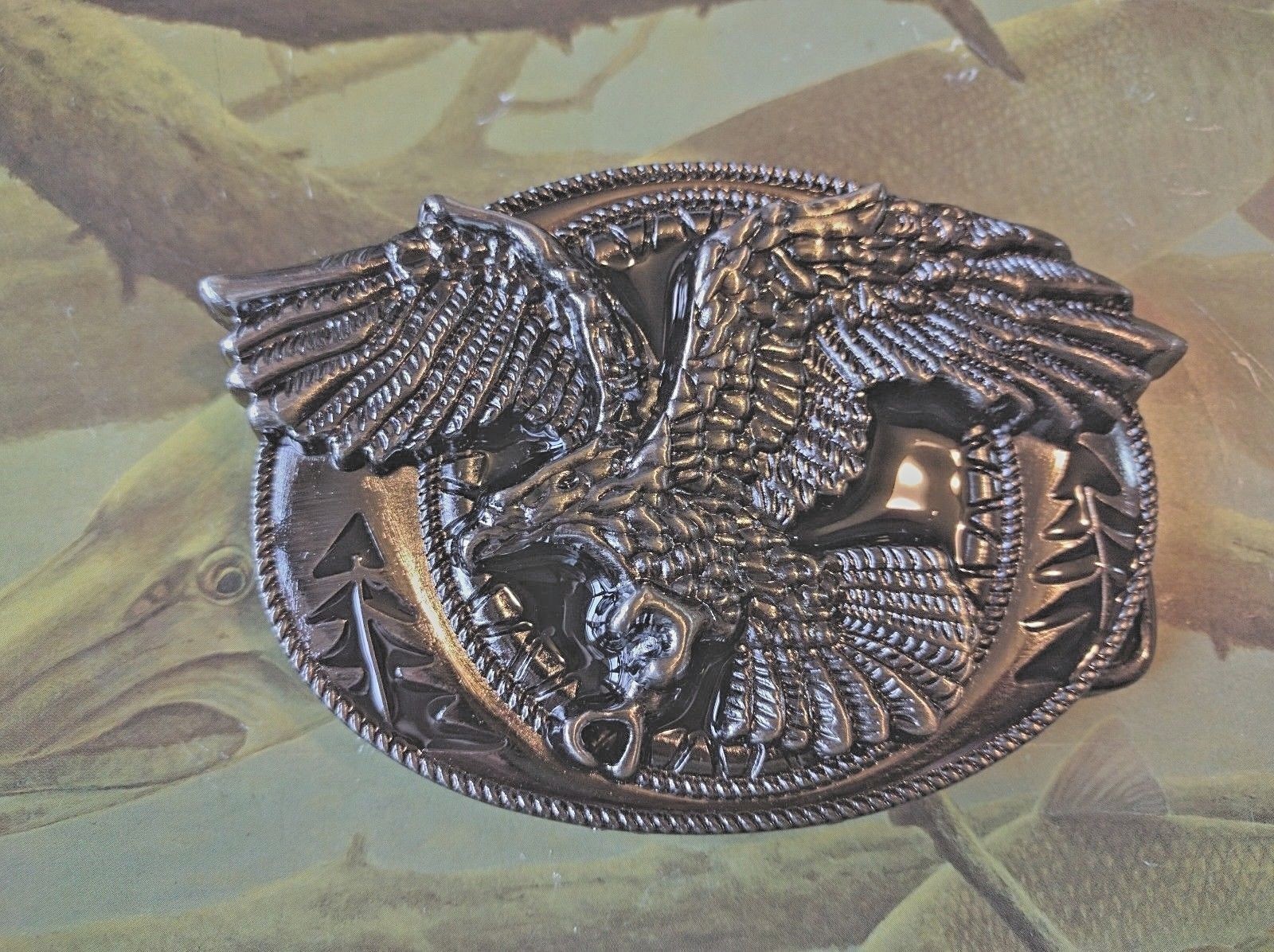 Classic Soaring EAGLE ` Full Metal BELT BUCKLE COUNTRY Western ** USA seller