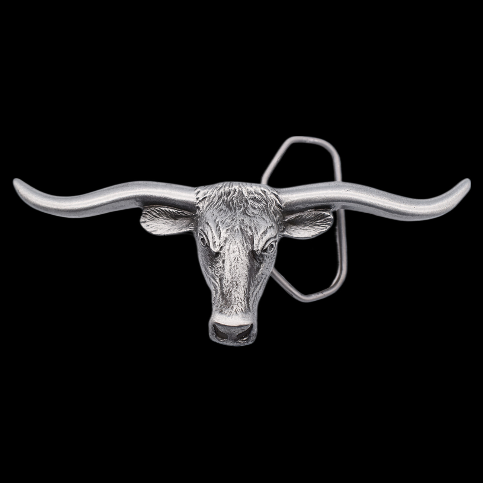 Longhorn Bull 3D Belt Buckle