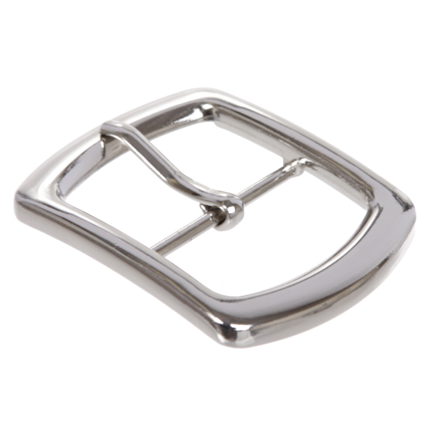 1 3/4&Prime; (44 mm) Nickel Free Center Bar Single Prong Oval Belt Buckle