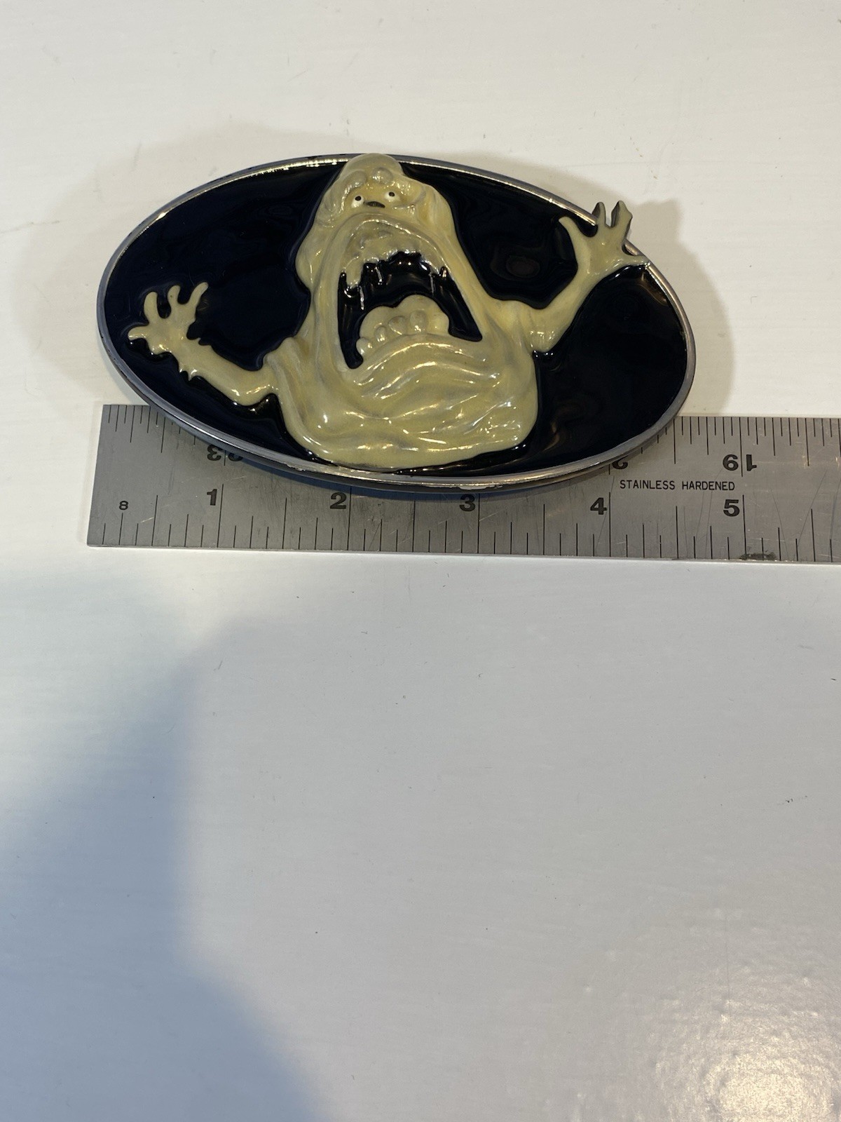 Ghostbusters 2010 SLIMER Ghost 3D Belt Buckle Glow-In-Dark RARE