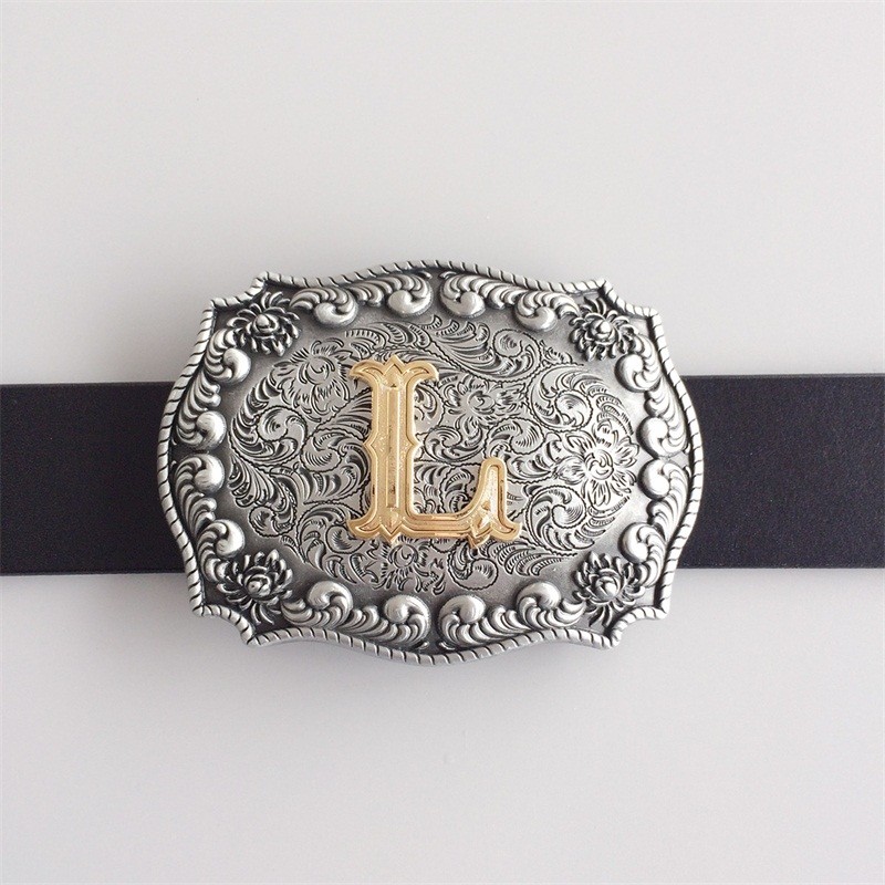 Western Initial Letter L Belt Buckle Gurtelschnalle also Stock in US