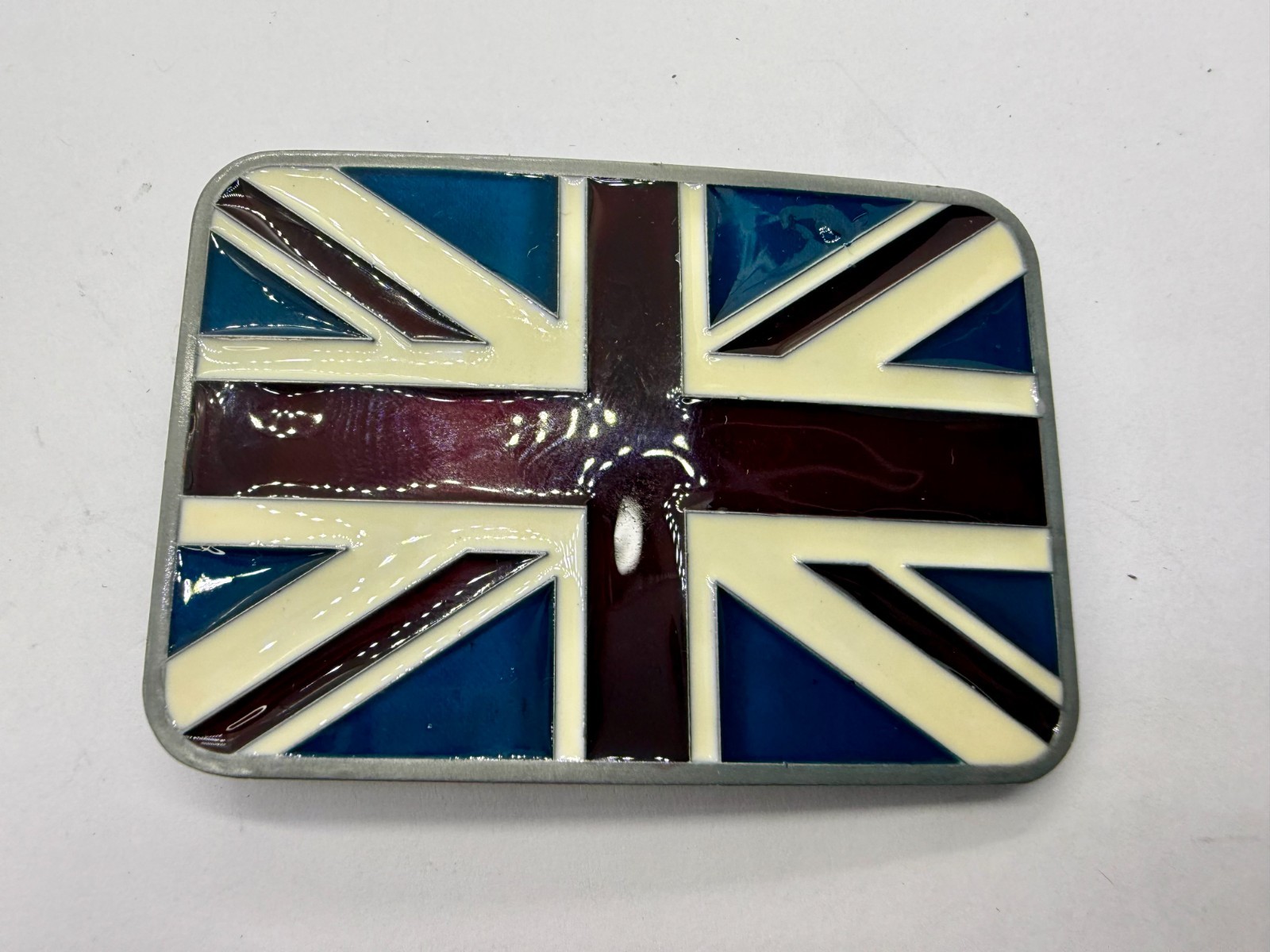 Great Britain Union Flag British Jack United Kingdom Patriotic Belt Buckle