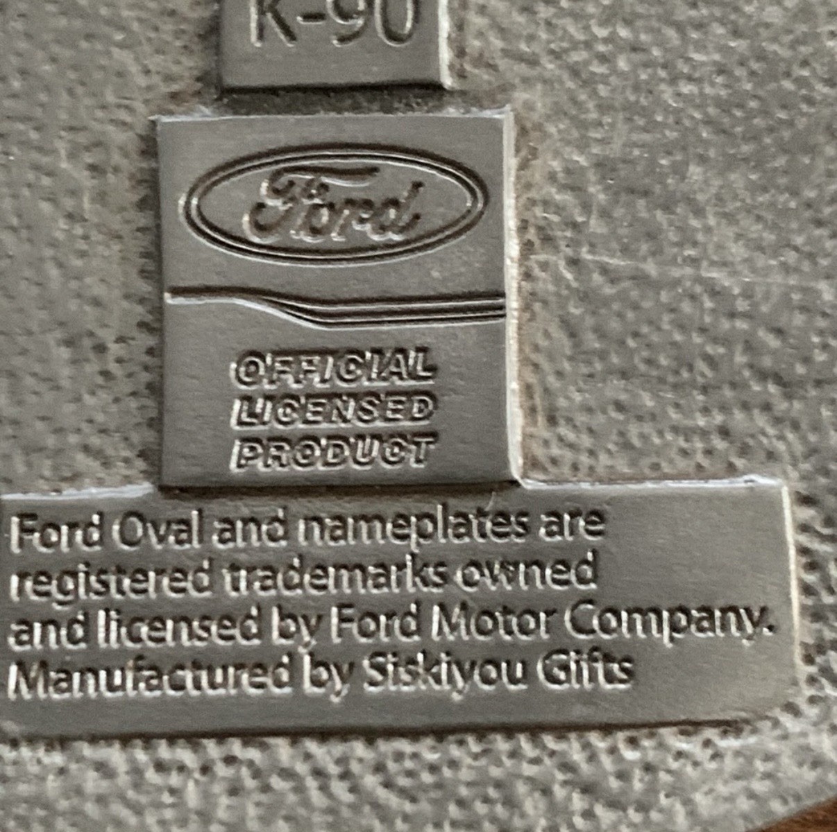 Vintage Siskiyou Ford Mustang Belt Buckle Pewter and Enamel Officially Licensed